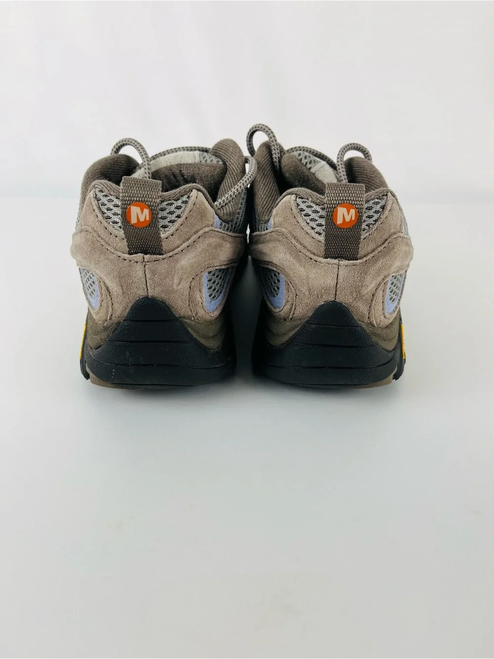 Merrell Women's Moab 2 Vibram Vent Hiking Shoes Falcon Gray and Blue Size 8.5